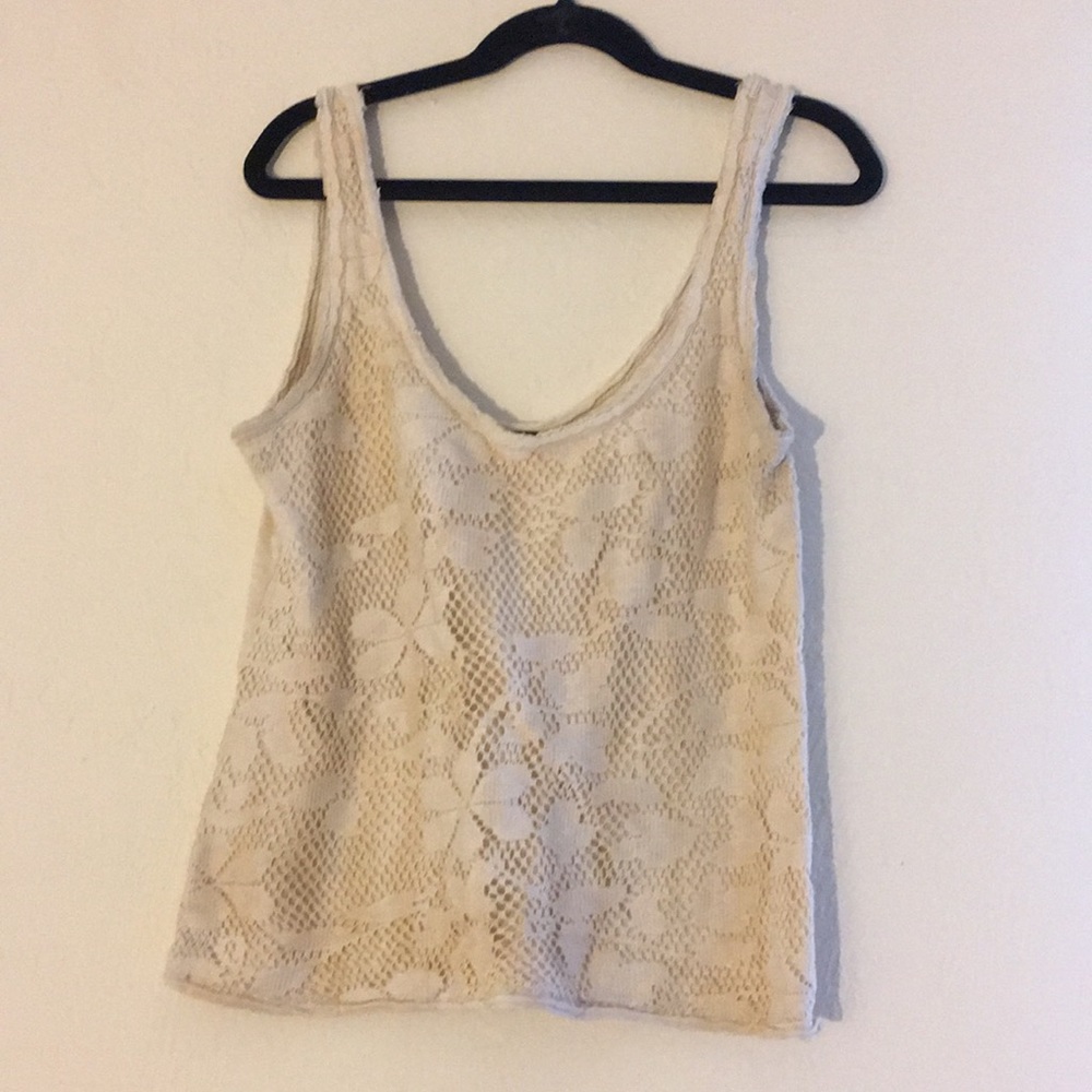 Free People Lace Tank Top